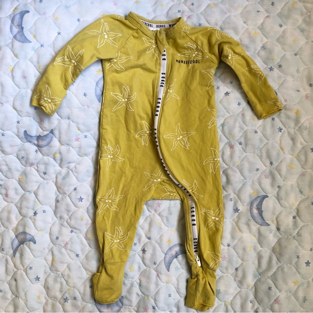 Bonds Mustard Yellow Starfish One-Piece